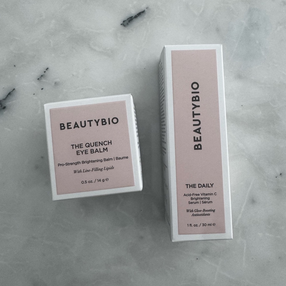 NWT BeautyBio Eye Balm and Vitamin C Serum Set